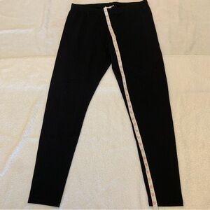 J Jill Ponte Knit Leggings Womens Size Medium Black Pull On Stretch